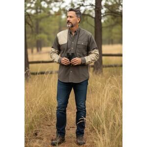 Cabela’s Outdoor Gear Long Sleeve Button Up Shirt L Tall – Good Condition